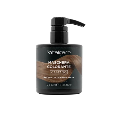 VITALCARE CREMA COLORANTE SEMI -PERMANENTE  PROFESSIONALE CASTANO 300ML - Immagine 1 di 2