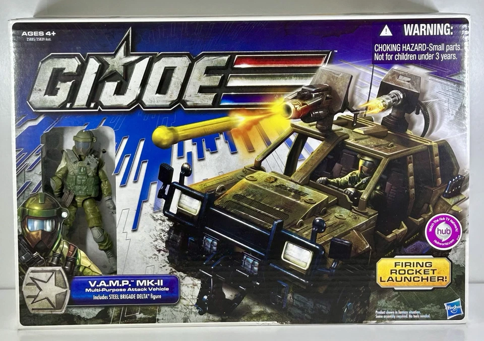 Gi Joe 30th Anniversary Vamp MK II With Steel Brigade Delta