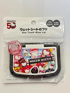Sanrio JAPAN Hello Kitty 2024 50th Anniversary One Touch Wet Tissue Wipe Lid JP - Picture 1 of 2