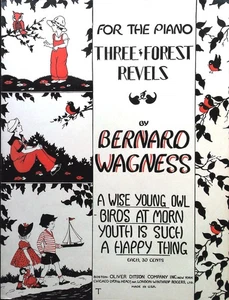 Partituras vintage de The Birds at Morn de Bernard Wagness 1933 - Imagen 1 de 1