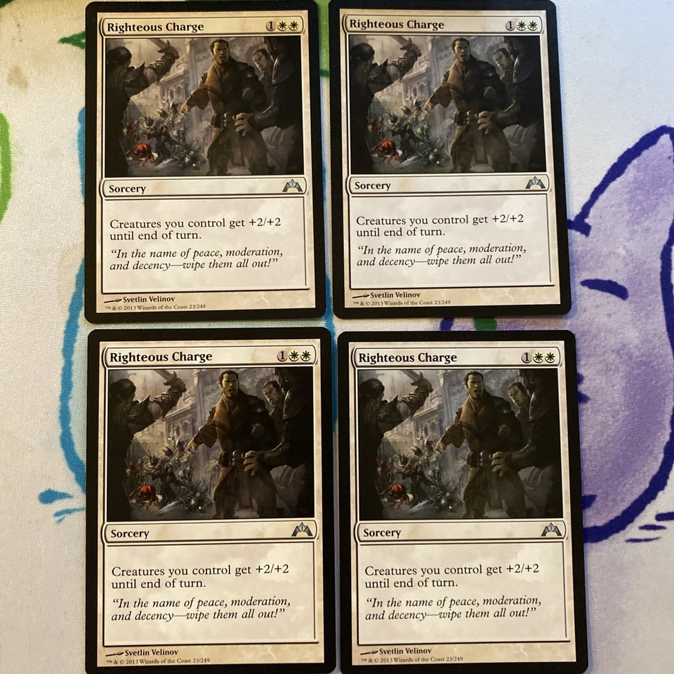 Righteous Charge Gatecrash Regular. 4x - Image 1 of 1