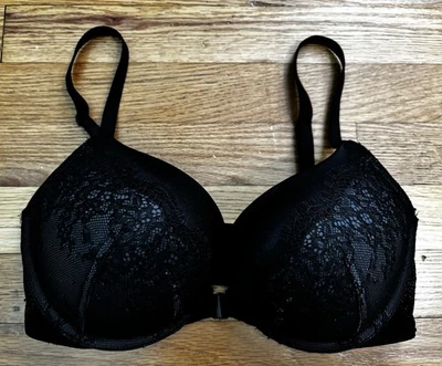 Victoria Secret Bombshell Bra Black Lace Detail  34D  - Image 1 of 4