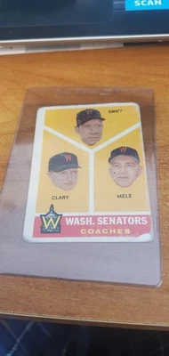 1960 Topps Baseball - #470 Bob Swift Ellis Clary Sam Mele - Image 1 of 2