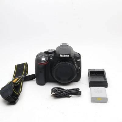 【Near Mint,SC:1900】Nikon D5300 24.2MP Digital Camera Black Body Only from Japan - Image 1 of 4