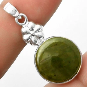 Natural Chrome Chalcedony 925 Sterling Silver Pendant Jewelry P-1308 - Picture 1 of 5