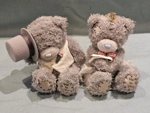 Me To You Tatty Teddy Bride & Groom Individual Plush Toy Teddies GC - Picture 1 of 5