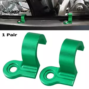 Rear Brake Hose Guide Clamp Holder For KAWASAKI KX125 KX250 KDX 200R 220R 220SR - Foto 1 di 9