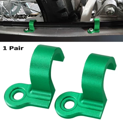 Держатель направляющего зажима заднего тормозного шланга для KAWASAKI KX125 KX250 KDX 200R 220R 220SR - Изображение 1 из 4