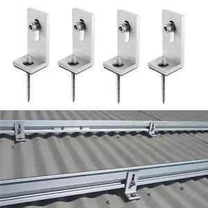 Alu Winkel Verbindungswinkel 90° Aluschiene Kreuzverbund Profil PV Solar Halter - Bild 1 von 17