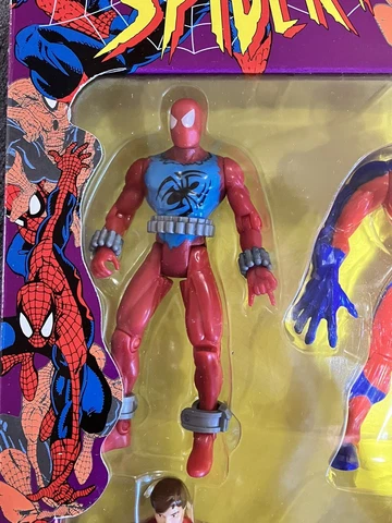 Toybiz Maximum Clonage “Scarlet Spider” AKA Ben Reilley Spider-Man brand new! Cover