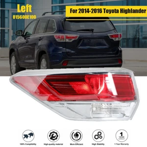 Lámpara de freno exterior luz trasera lado del conductor 815600E100 para Toyota Highlander 2014-16 - Imagen 1 de 11