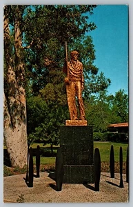 Postkarte Brigadegeneral Casimir Pulaski Statue Roger Williams Park RI  - Bild 1 von 2