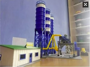 3D Printed N Scale Concrete Plant. Custom Made. - Picture 1 of 7