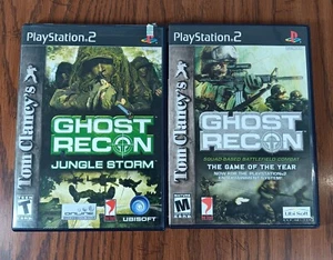 PlayStation 2 PS2 Tom Clancy's Ghost Recon Jungle Storm 2002 2004 Video Game - Picture 1 of 5