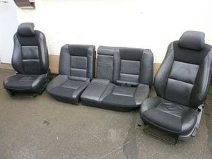 Saab 9-5 Facelift 2003 Innenausstattung Teilleder Leder/Stoff Schwarz Sitze Limo - Bild 1 von 4