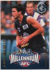 2000 AFL SELECT Y2K MILLENNIUM GAME CARD SERIES - 17 Kris MASSIE (CARLTON)
