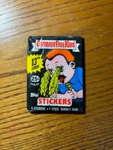 1988 TOPPS GARBAGE PAIL KIDS 13th Series STICKER Sealed PACK x 1 - Picture 1 of 1