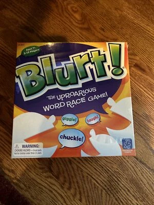 Blurt The Uproarious Word Race Game Ages 7 & Up 3-12 Players Factory Sealed - Image 1 of 2