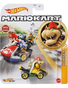 MARIO KART BOWSER STANDARD KART HOT WHEELS GRN20 DIE CAST AS GBG25 NINTENDO 1/64 - Bild 1 von 1