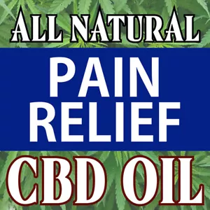 ALL NATURAL PAIN RELIEF CBD OIL (CHOOSE YOUR SIZE) PERF WINDOW VINYL DECAL NEW - Picture 1 of 9