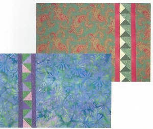 Simply Strip Tischsets Papier Piecing Quilt Muster von einer ganz besonderen Sammlung - Bild 1 von 1