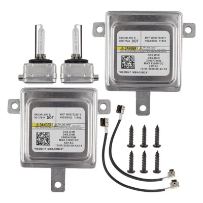 Módulo de unidad de control de faros y bombilla de xenón 2 HID D3S para Audi A3 A4 A5 VW Foto 1 de 4