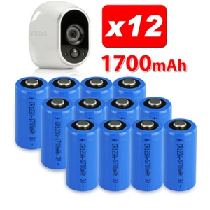 12X NEW!! CR123A Battery Netgear Arlo Security Camera VMS3330 3430 3230 3310 OZ - Picture 1 of 2