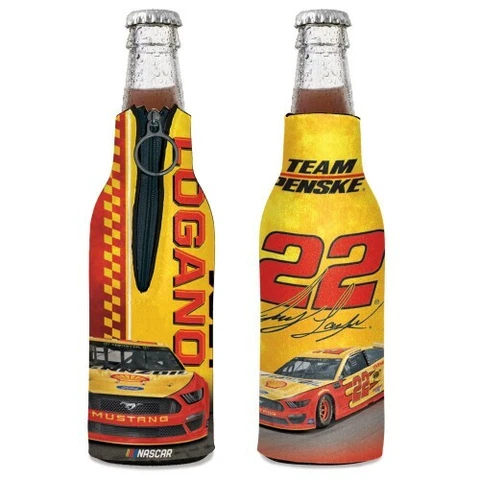 Joey Logano 2019 Wincraft #22 Pennzoil/Shell 12oz Bottle Cooler FREE SHIP Cover