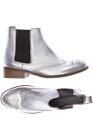 Cox Stiefelette Damen Ankle Boots Booties Gr. EU 41 Leder Silber #wtns8b9