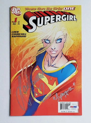 Laura Vandervoort Signed Supergirl Comic Inscription Smallville PSA DNA LOA Cover