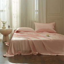 22MM Bedding Set 4pcs 100 Silk Mulberry Silk Quilt Cover Flat Sheet Pillowcases