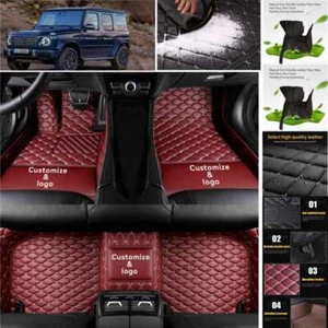 For Mercedes Benz G GLA GLC-Class Car Floor Mats Auto Liner Carpets PU Leather - Picture 1 of 19