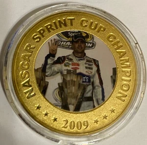 Medalla/moneda NASCAR JIMMIE JOHNSON 2009 NASCAR SPRINT CUP CHANPION EDICIÓN LIMITADA - Imagen 1 de 2