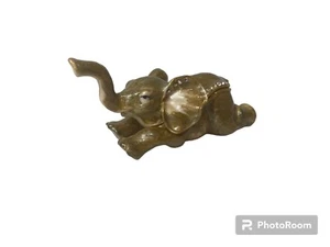 ELEFANTE FORTUNATO Trinket Portagioie Tesori Ingioiellati Regalo da Collezione Trunk Up - Foto 1 di 5