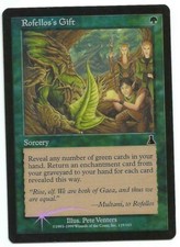 Playset 4x rofellos' gift-foil-urza's destiny magic mtg uds-nm/m