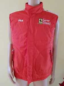 Ferrari Fila Corsa Clienti Challenge waistcoat jacket gilet vintage Scuderia 50