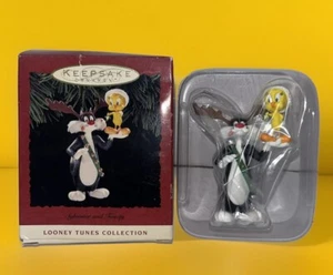 Hallmark Sylvester & Tweety Looney Tunes Collection 1993 Keepsake Ornament New - Picture 1 of 5