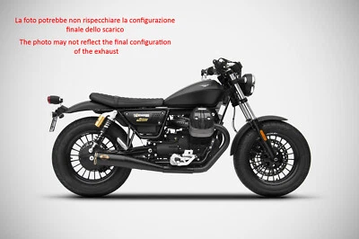 EXAUSTOR ZARD VERSÃO SLIM AÇO + LOGOTIPO APP. MOTO GUZZI V9 2016-19 - Imagem 1 de 4