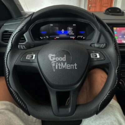 Lenkradbezug Lenkradhülle Lenkradschoner Leder für VW Jetta Passat CC Golf Polo - Bild 1 von 4