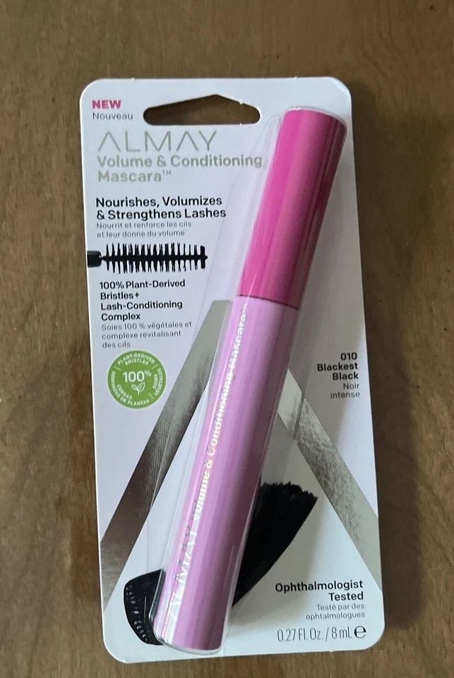 Almay Volume & Conditioning Mascara - 010 Blackest Black - NEW - Image 1 of 1