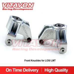 Vitavon LMT CNC Alu#7075  Front Knuckles for LOSI LMT Grave Digger 1/10 - Picture 1 of 5