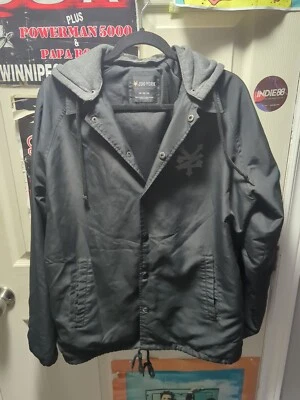 Zoo York - Chaqueta/Abrigo con Capucha - Poliéster - Negro - Para Hombre Talla Mediana Med M Foto 1 de 4