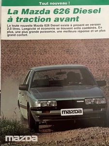 Brochure Mazda 626 Diesel à traction avant de 1984 - Picture 1 of 1