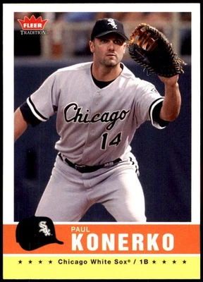Paul Konerko 2006 Fleer Tradition #188 Medias Blancas MLB LEER ENVÍO GRATUITO AutographDen Foto 1 de 2