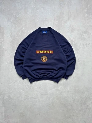 Vintage Manchester United 1996/98 Umbro Boxy Fit 90s Football Sweatshirt Soccer - Image 1 of 4