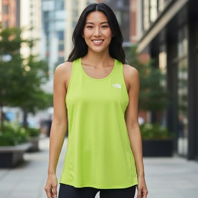 The North Face Women's Size Large Green Athletic Sleeveless Racerback Top - NEW - Image 1 of 4