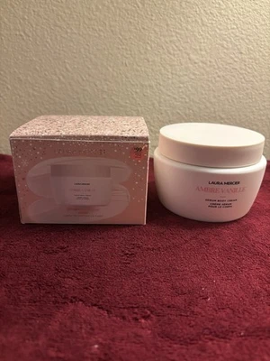 Laura Mercier Ambre Vanille Serum Body Cream Jumbo NIB 13.53oz 400ml - Image 1 of 3
