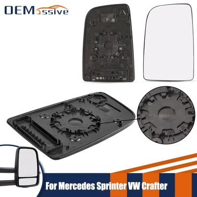 For Mercedes Benz Sprinter 2006-2018 Wing Mirror Glass Left Passenger Upper Side - Image 1 of 4