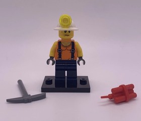 LEGO Mining Minifigure - Miner Heavy Driller (cty0847) 60186 60184