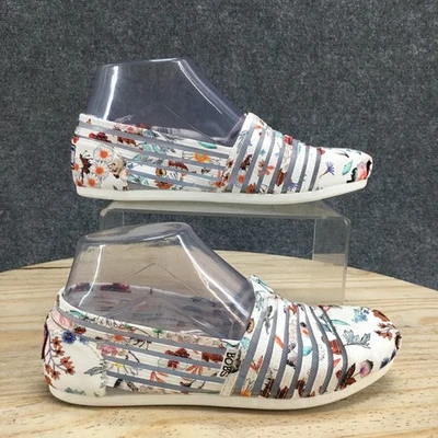 BOBS From Skechers Shoes Womens 6.5 Plush Slip On Multicolor Floral Casual 33420 - Image 1 of 4